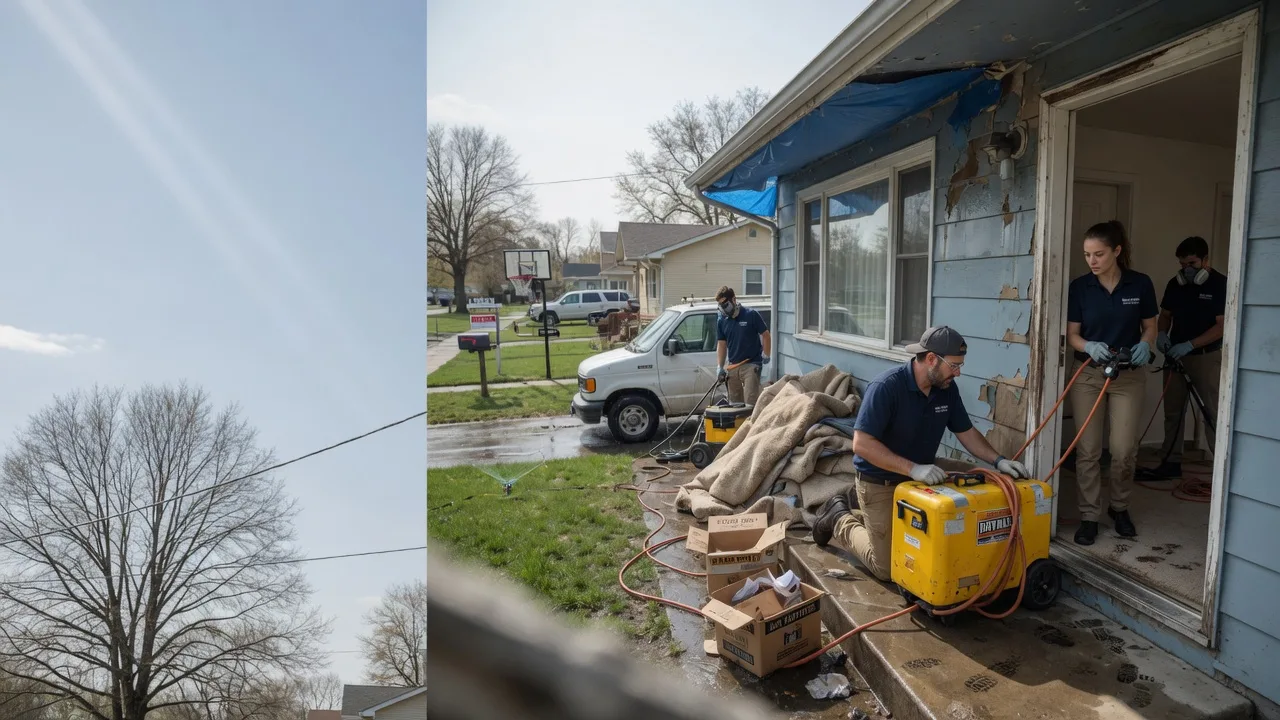 Basement Flood Cleanup in Brecksville, OH near me